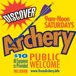 Discover Archery Sign